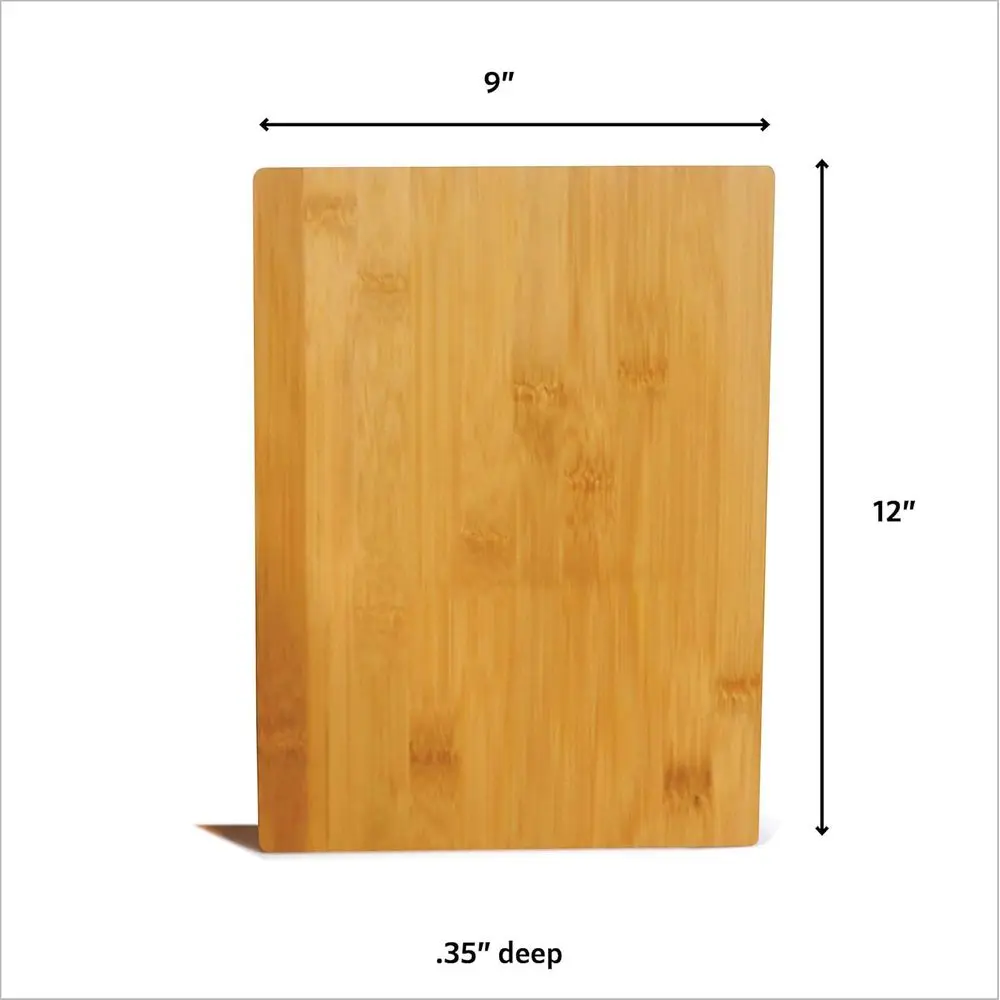Conjunto de tábuas de corte de bambu no atacado de 18, 12x9x0,35, ideais para cozinha e jantar, duráveis e fáceis de cuidar