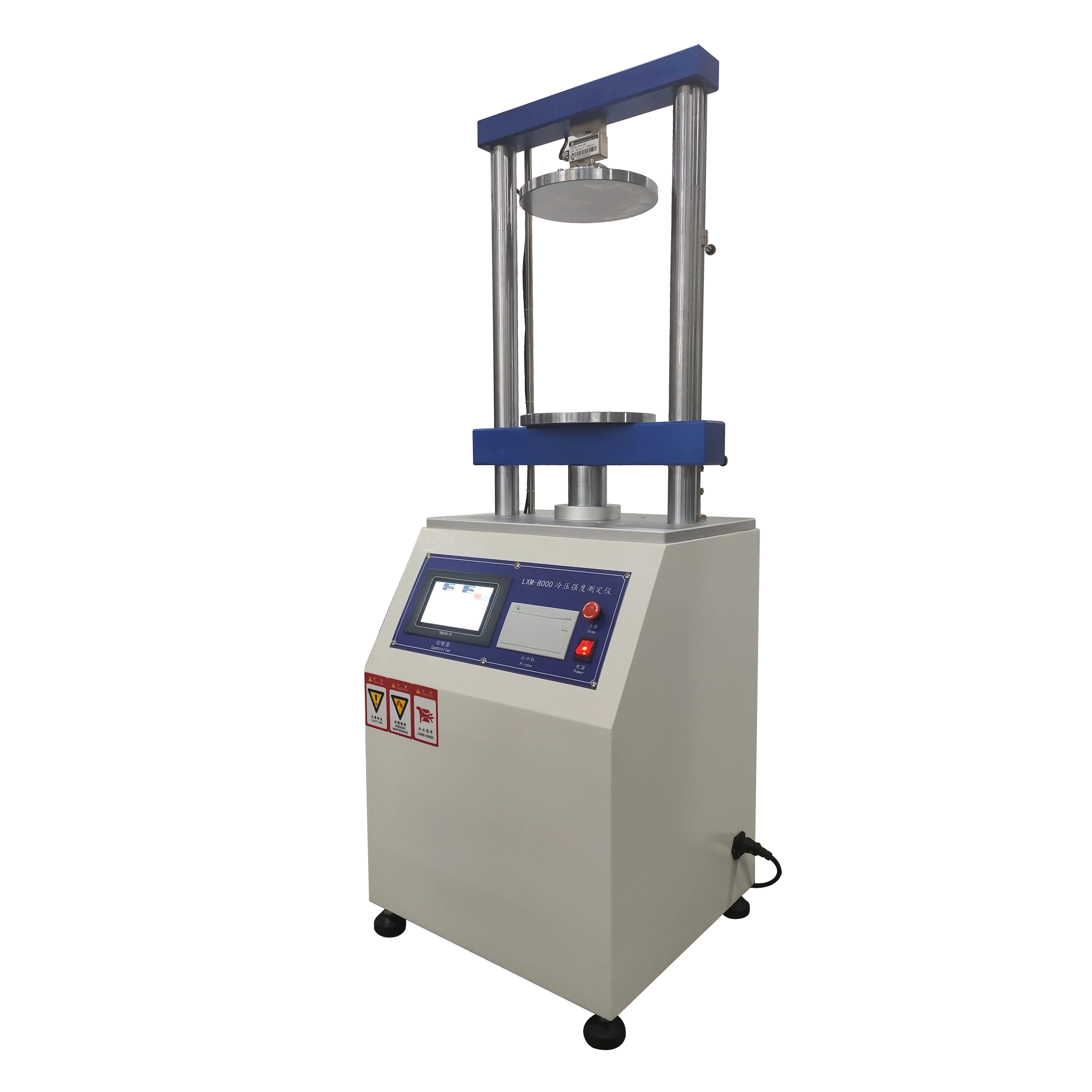 Paper Tube Compressive Strength Tester | Corrugated Packaging & board Testing Equipment | ASTM Standard L Digital hine