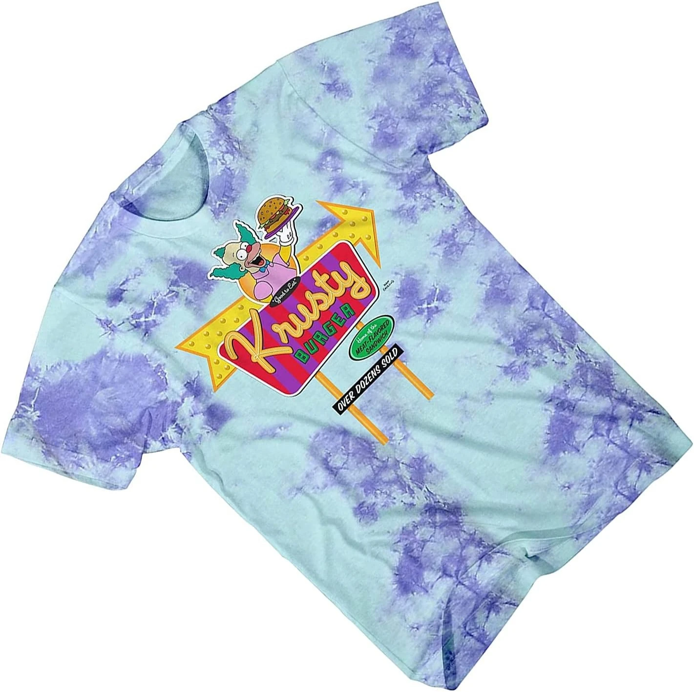 Summer Fashion THE SIMPSONS Printed Tie Dye Short Sleeved Shirt