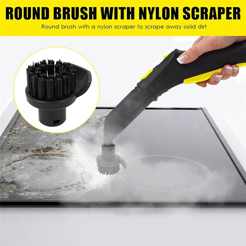 Сменная чистящая круглая щетка для насадки щетки для машины Karcher Clean SC1 SC2 SC3 SC4 SC5 аксессуары-ABXK