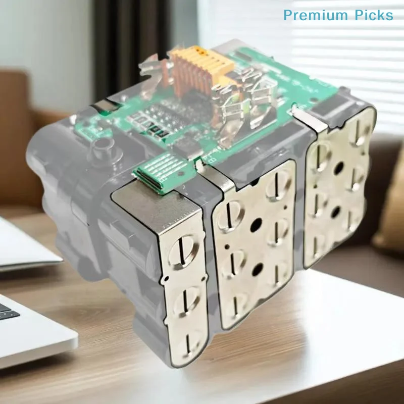 portable1 Set 15 X 18650 Nickel BL1890 Lithium Battery Housing Pack Connector 18V Li-ion Battery Case DIY Accessories