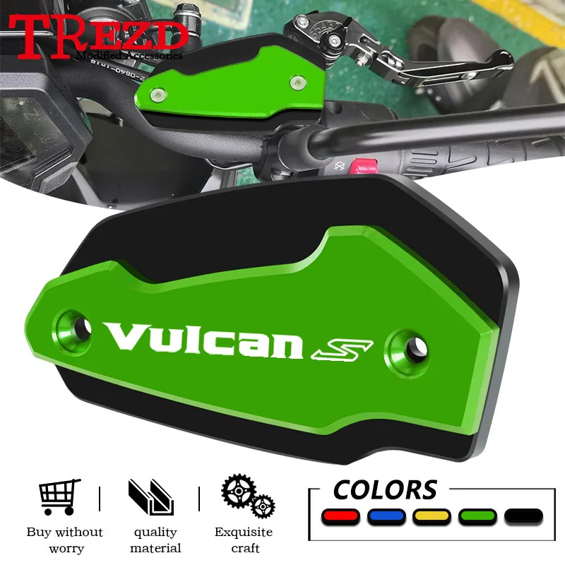 

High Quality For VULCANS Vulcan S 650cc 2015-2023 2024 CNC Front Brakes Reservoir Fluid Tank Oil Cup Caps Motorcycle Accessories