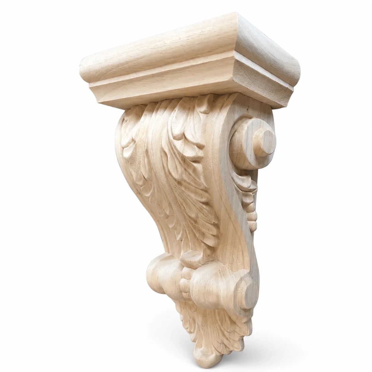 Wood Carved Appliques and Column Capitals Decorative Onlays for Furniture Doors Walls Frames Cabinets DIY Home Decoration