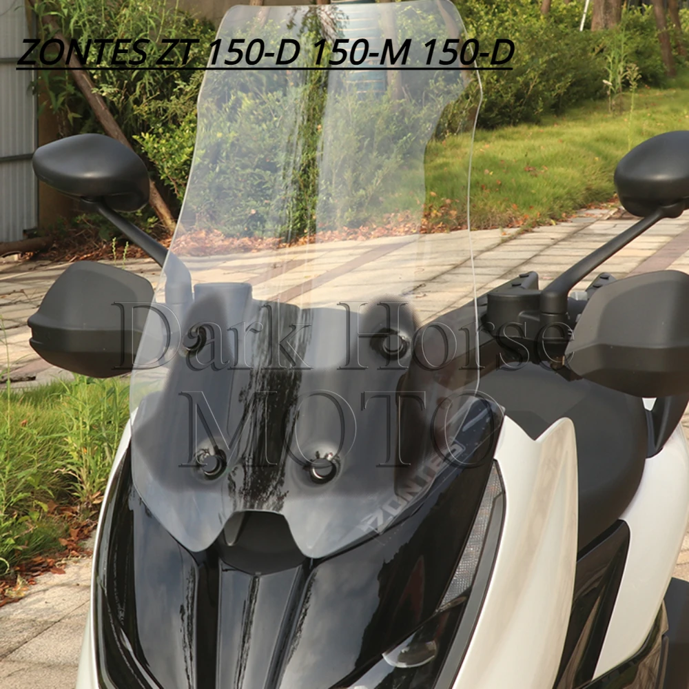 

Motorcycle Heightened Windshield Modified Transparent High-Definition Thickened Front Windshield FOR ZONTES ZT 150-D 150-M 150-D