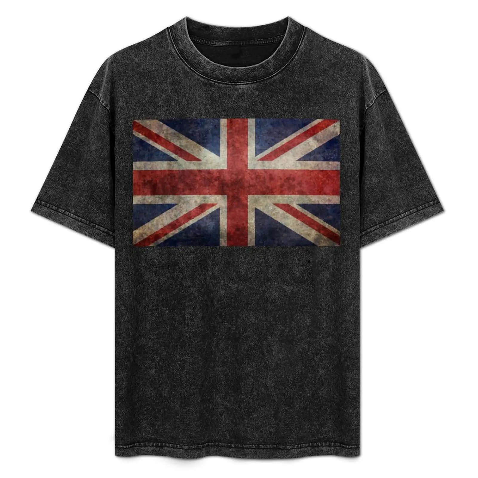 

A grunge looking distressed Union Jack uk version T-Shirt summer tops kawaii clothes plus size clothes mens vintage t shirts