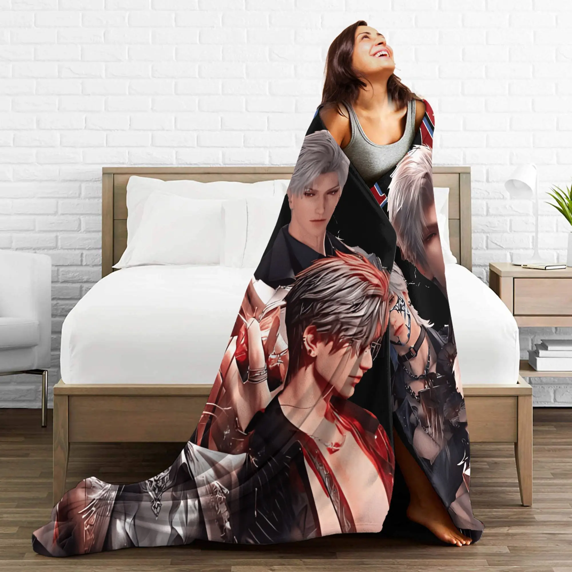 Одеяла Sylus Love And Deepspace, мягкое плюшевое одеяло для девочек и мальчиков, диван, кресло, диван-кровать, фланелевое покрывало, покрывало