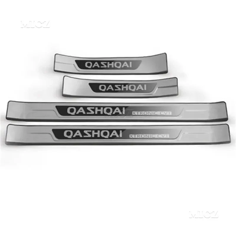 

Для Nissan Qashqai J11Стайлинг автомобиля накладка из нержавеющей стали/накладка на порог задний бампер протектор порог 2016 2017 2018