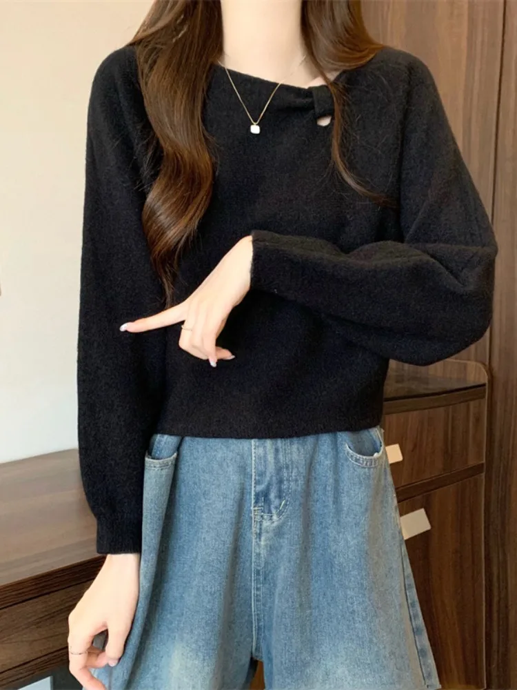 Caramel ort Women's Sweatirt oulder Appropriate Autumn Winter Faionable Slim Fit Long Sve round Ne No Zipper