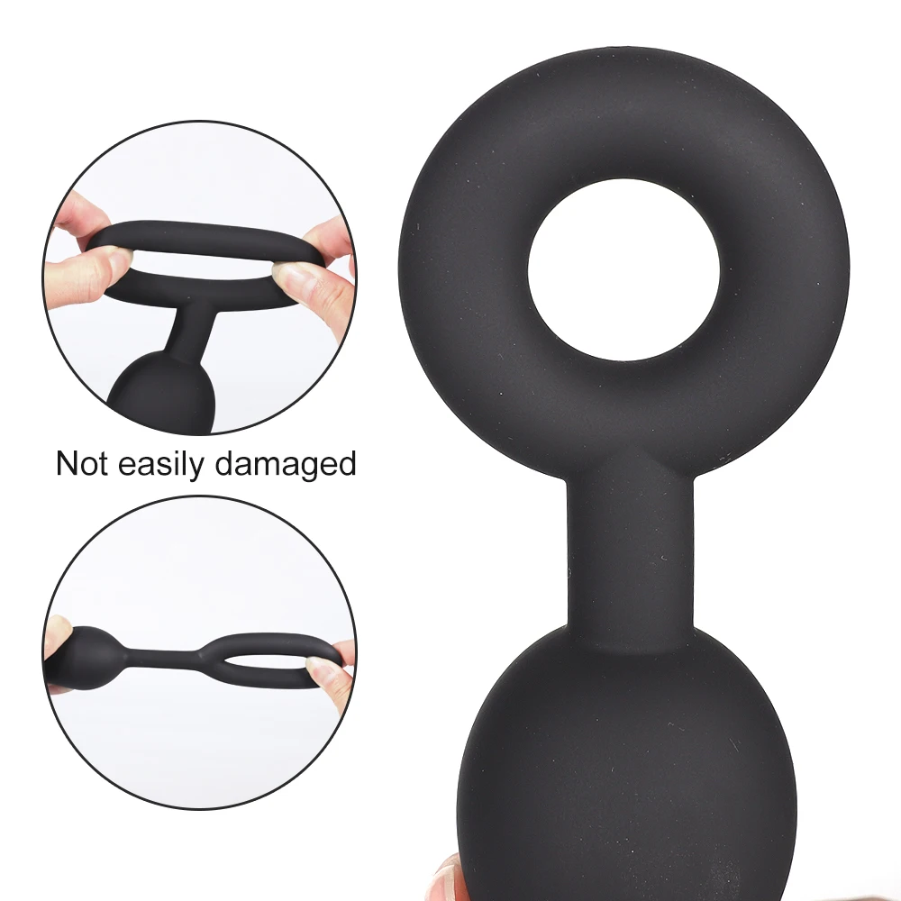 Eggs Shape Pull Beads Prostate Massage Long Deep Butt Anal Plug Liquid Medical Silicone Ovipositor Fun Sexual Toys For Men/Women - view 3