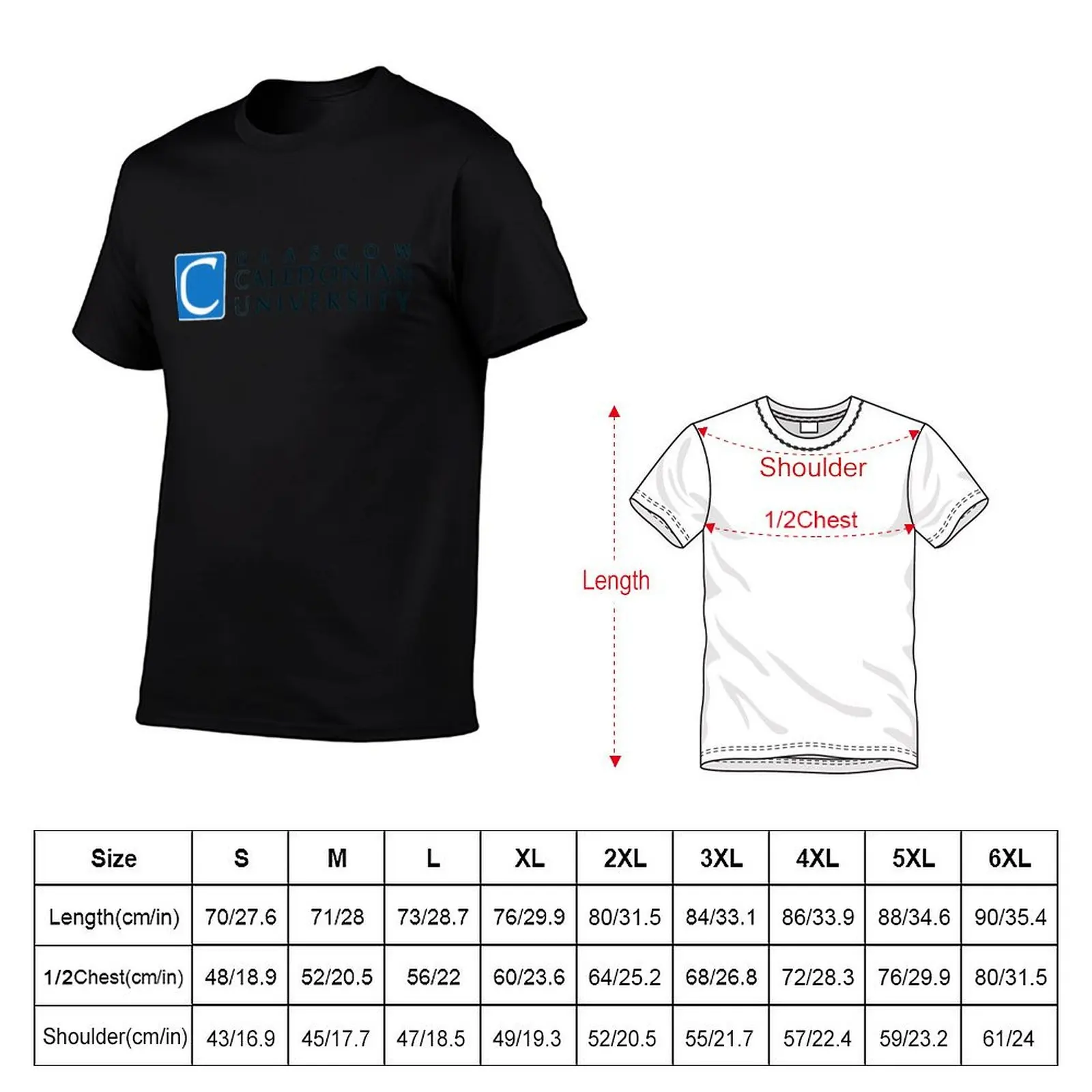 Glasgow Caledonian University T-Shirt Soft Durable Cotton T-Shirt
