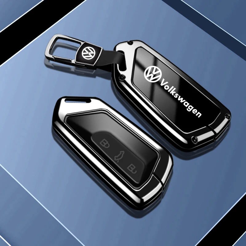 Fashion Zinc Alloy Car Remote Key Case Cover For VW Volkswagen Golf 8 2020 Skoda Octavia A8 2021 SEAT Leon MK4 Key Accessories