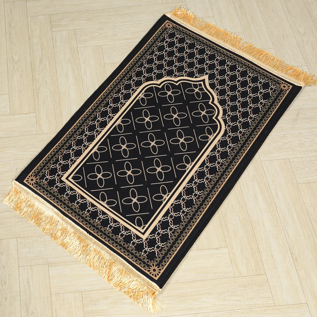 EID Mubarak Prayer Rug Ramadan Decoration 2024 Prayer Mat For Home Ramadan Kareem Islamic Muslim Party Eid Al-Fitr Gifts