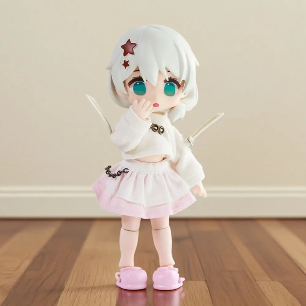 1 paio di pantofole Ob11 con punta tonda Simulazione Mini mini pantofole per cuccioli Accessori per pantofole per cuccioli in silicone carino