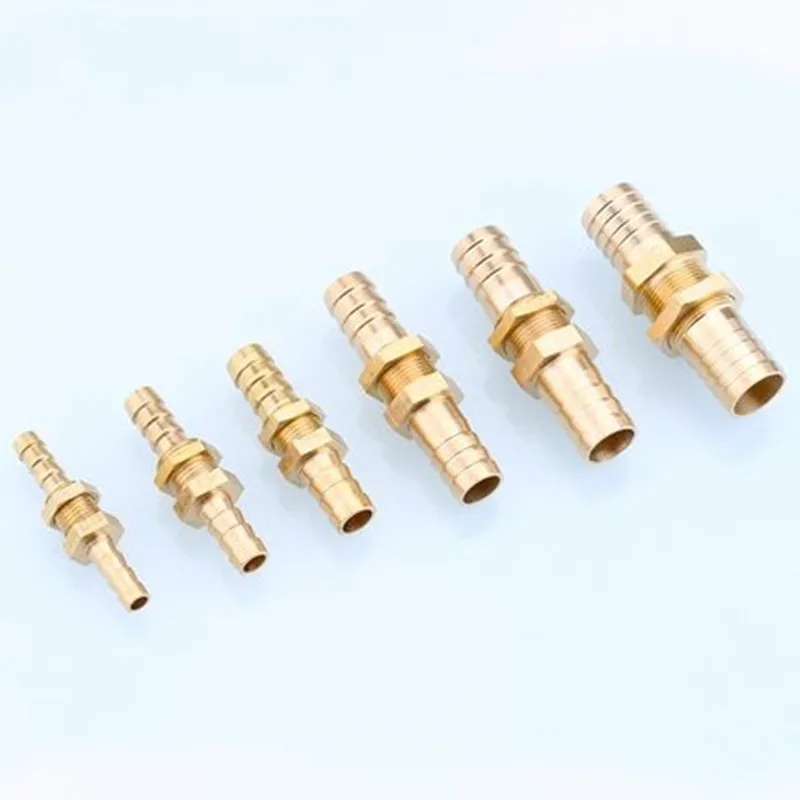真鍮製コネクタバーブパイプ継手 4mm 6mm 8mm 10mm 12mm 14mm 16mm 19mm 25mm ホース銅製パゴダ型水道管継手