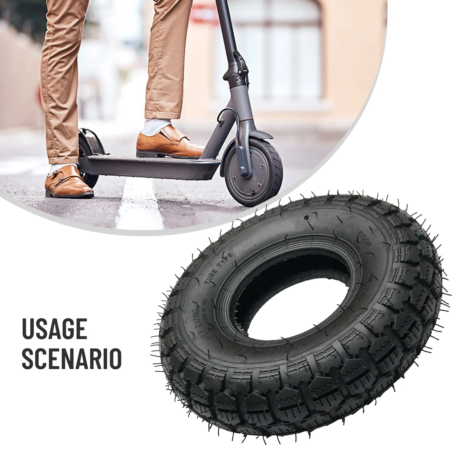 Exceptional Quality 12 Inch 4 10/3 50 5 Tyre, Dependable And Sturdy For Electric Scooter Wheelbarrow Mic Ro Tiller