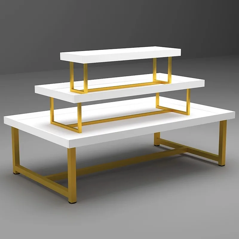Supermarket Nakajima Display Cabinet Cosmetics Shoes Display Rack Stationery Shelf Maternal and Infant Store Stack Head Display