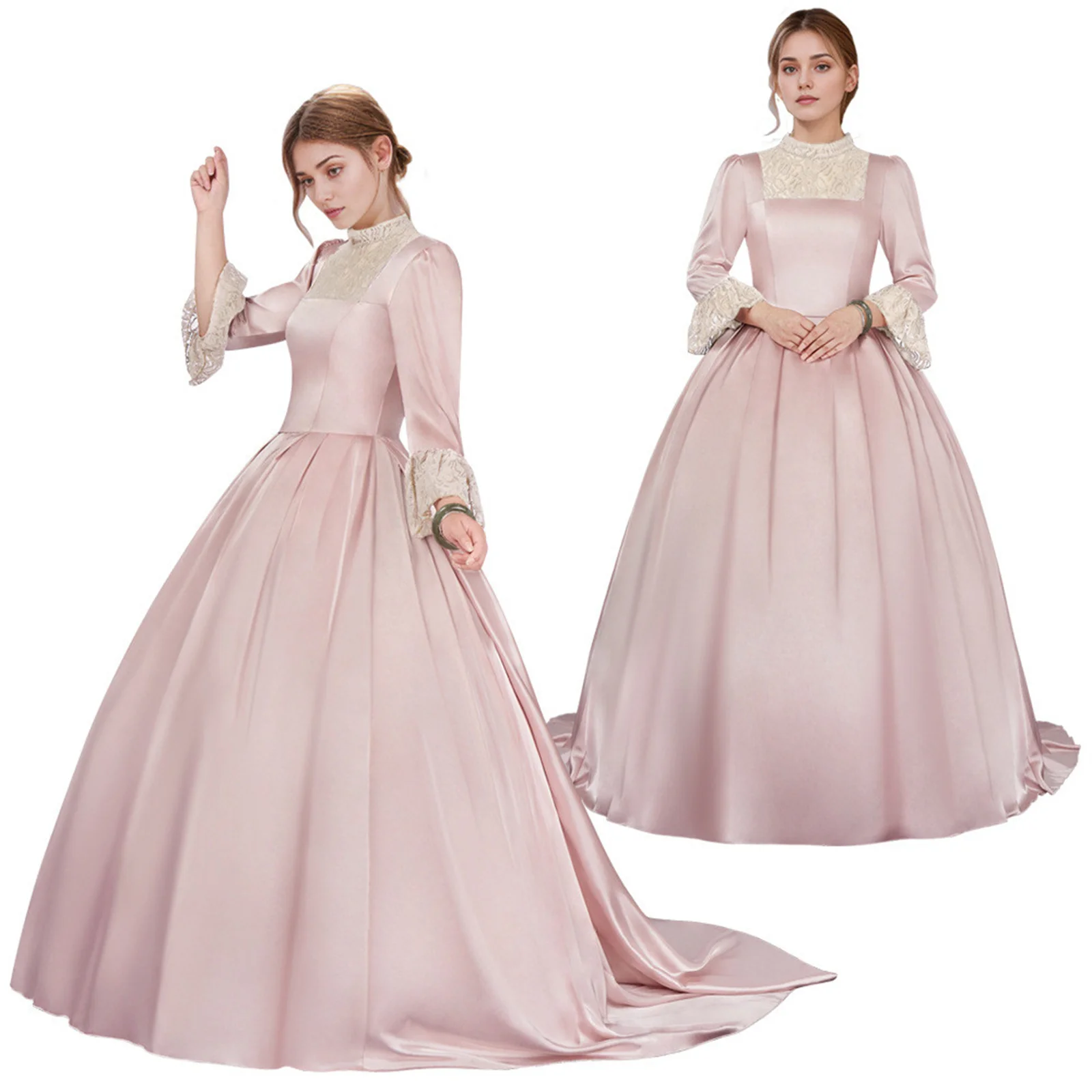 K-12 Cry Baby Косплей Костюм Розовое Длинное Платье Для Девочек Женское Рождество Хэллоуин Вечеринка