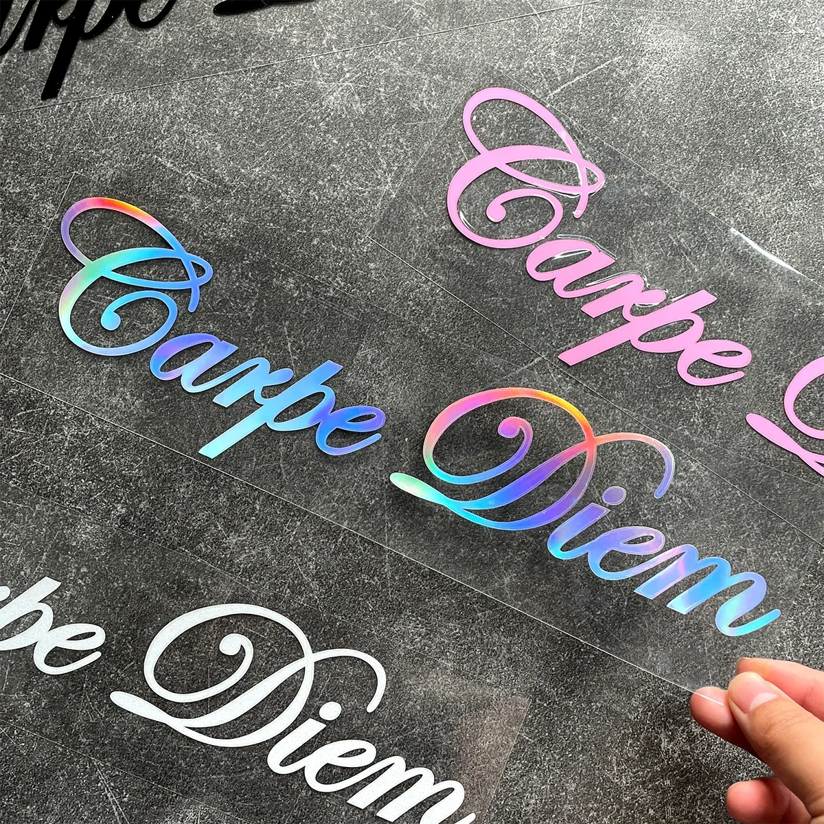 

Для BMW Honda Vespa PIAGGIO Carpe Diem текстовые автомобильные наклейки мотоцикл скутер авто кузов лобовое стекло топливный бак аксессуары наклейки