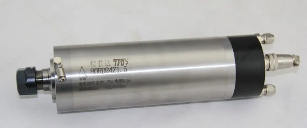

TPD Brand 80RD24Z1.5 ER16 CNC Spindle 1.5kw High Speed For Drilling Milling And Engraving With Core Motor Component