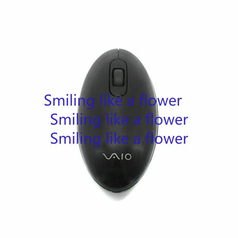 for Sony Vaio VGP-WMS30 2.4GHZ Wireless Mouse with Compact USB Receiver Black