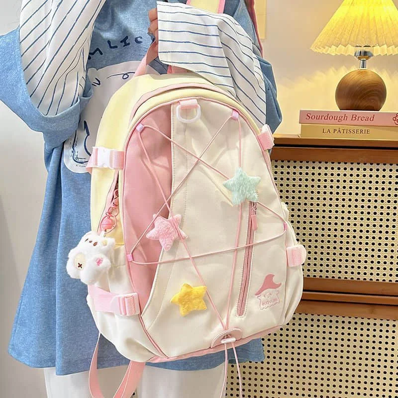 

Fashion Backpacks Funny Student Large Capacity Casual Niche Kawaii Cartoon Backpacks For Men And Women 2026 New In Travel Bags