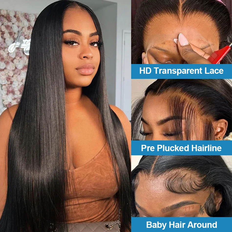 30" 13x6 HD Lace Frontal Wig — Bone Straight