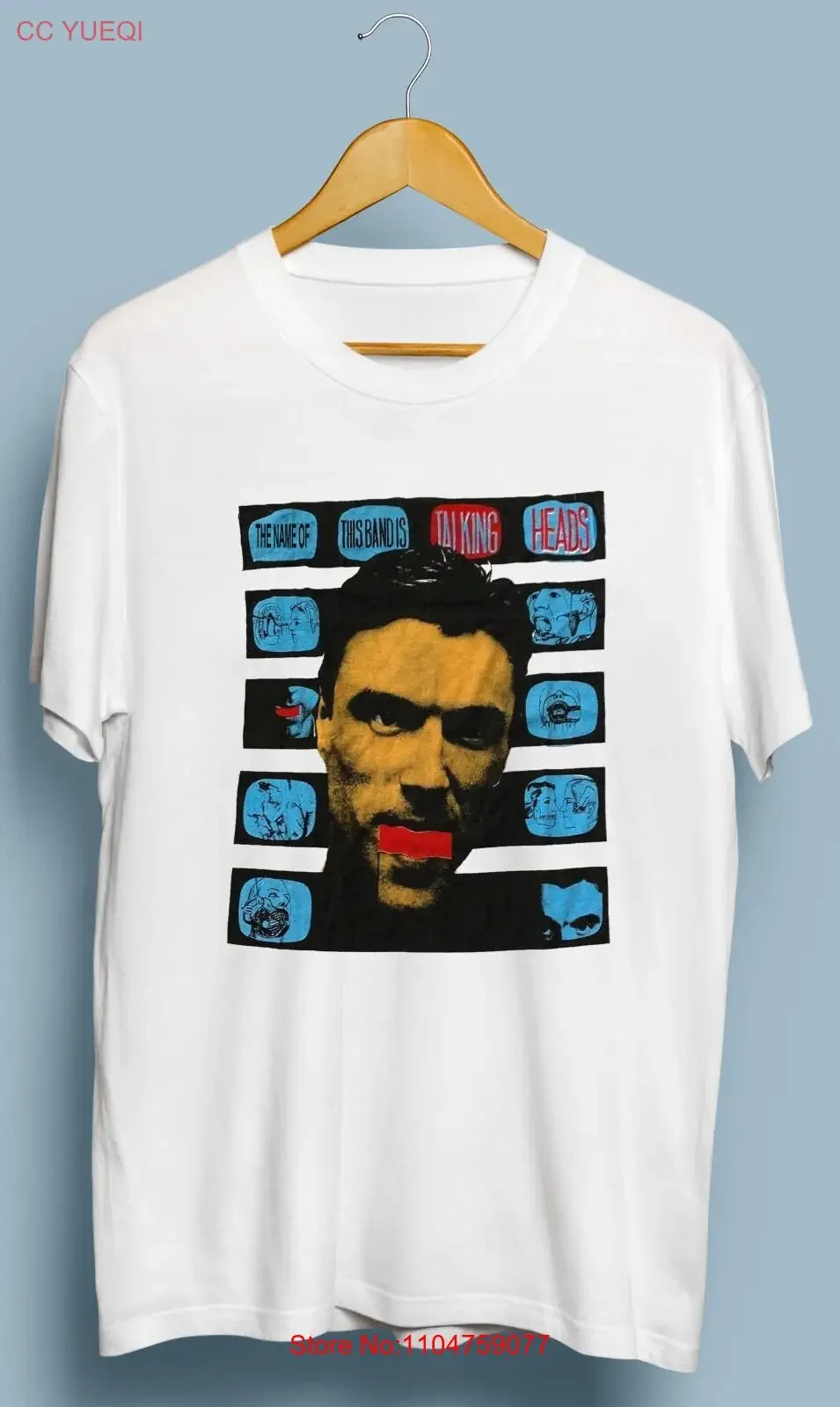 

Санта-моника, говорящая голова, название футболки, размер S, M, L, XL, 2XL, винтажная стираная дизайнерская одежда, топ для повседневной носки, homme