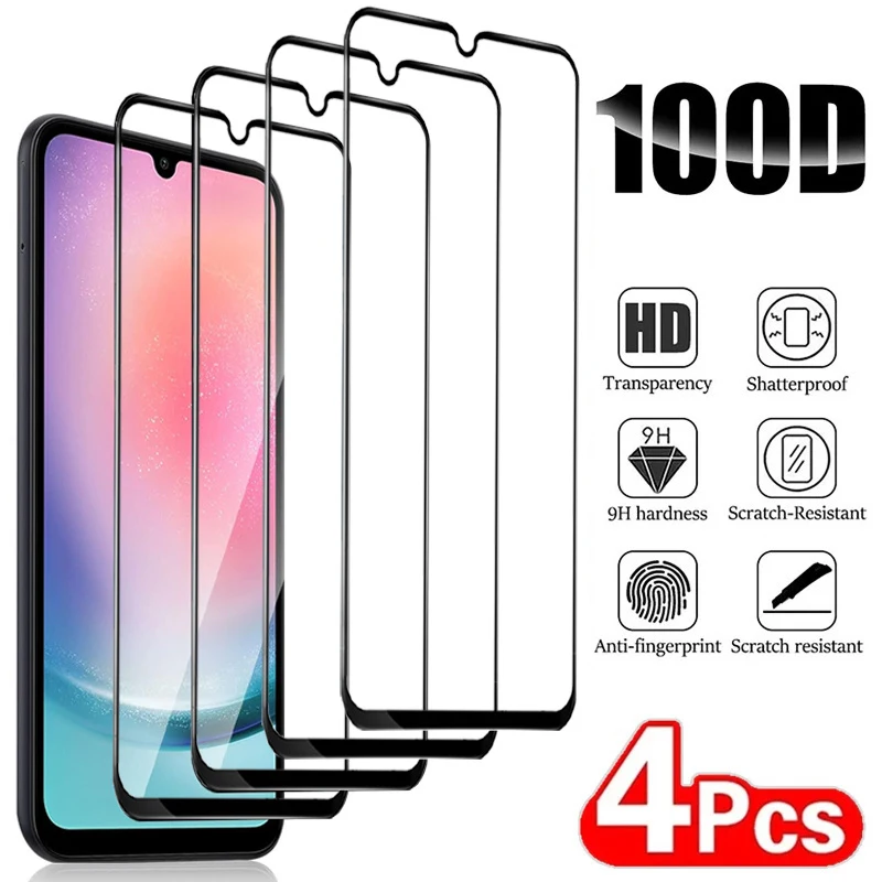 

4 Pcs, Protective Glass for Samsung A24 A23 A22 A22s Glass A24 4G Screen Protector Samsung Galaxy A22 Protective Film A22s 5G Tempered Glass Film A23 5G Samsung Galaxy A24 4G Glass