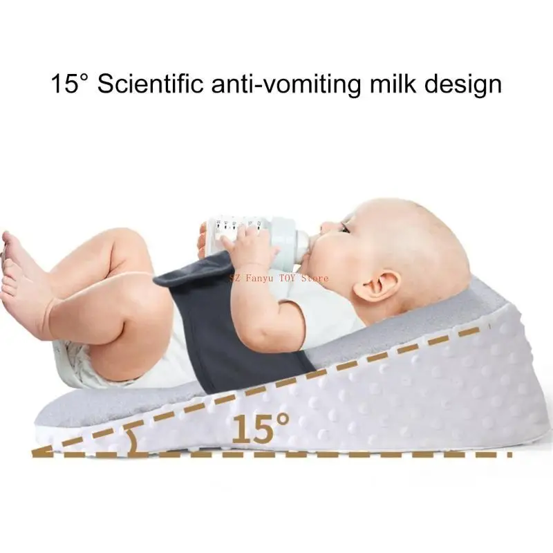 96GC調整可能なベビーウェッジ枕の幼児用の乳児乳児傾斜パッドが唾を吐くのを防ぐ