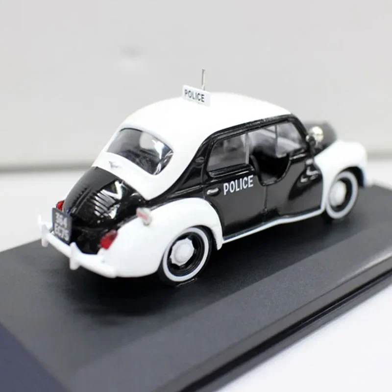 Diecast Alloy 1:43 Scale 4CV 1956 French Police Car Classic Model Adult Classic Collection Gift Display Souvenir Ornament