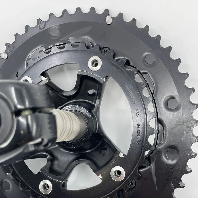 22s RS510 Dubbel Kettingblad Crankstel 165MM 170MM 172.5MM 175MM 50-34T 2x11Speed Racefiets Kettingwiel in Zwart voor Fiets