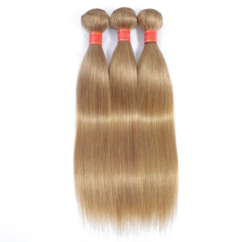 #27 Straight Human Hair Extensions Bundles 100g/pc Brazilian Virgin Hair Soft and Silky For Women 100% Human Hair Extensions