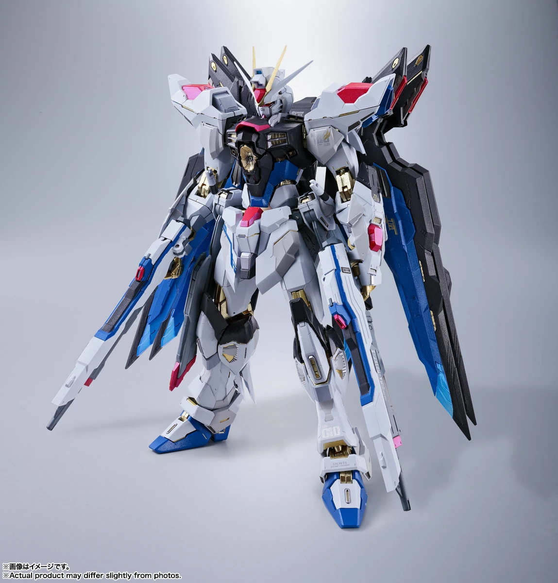 Original In Stock BANDAI METAL BUILD Mobile Suit Gundam SEED DESTINY Revival Strike Freedom Figure Anime Model Action Toy