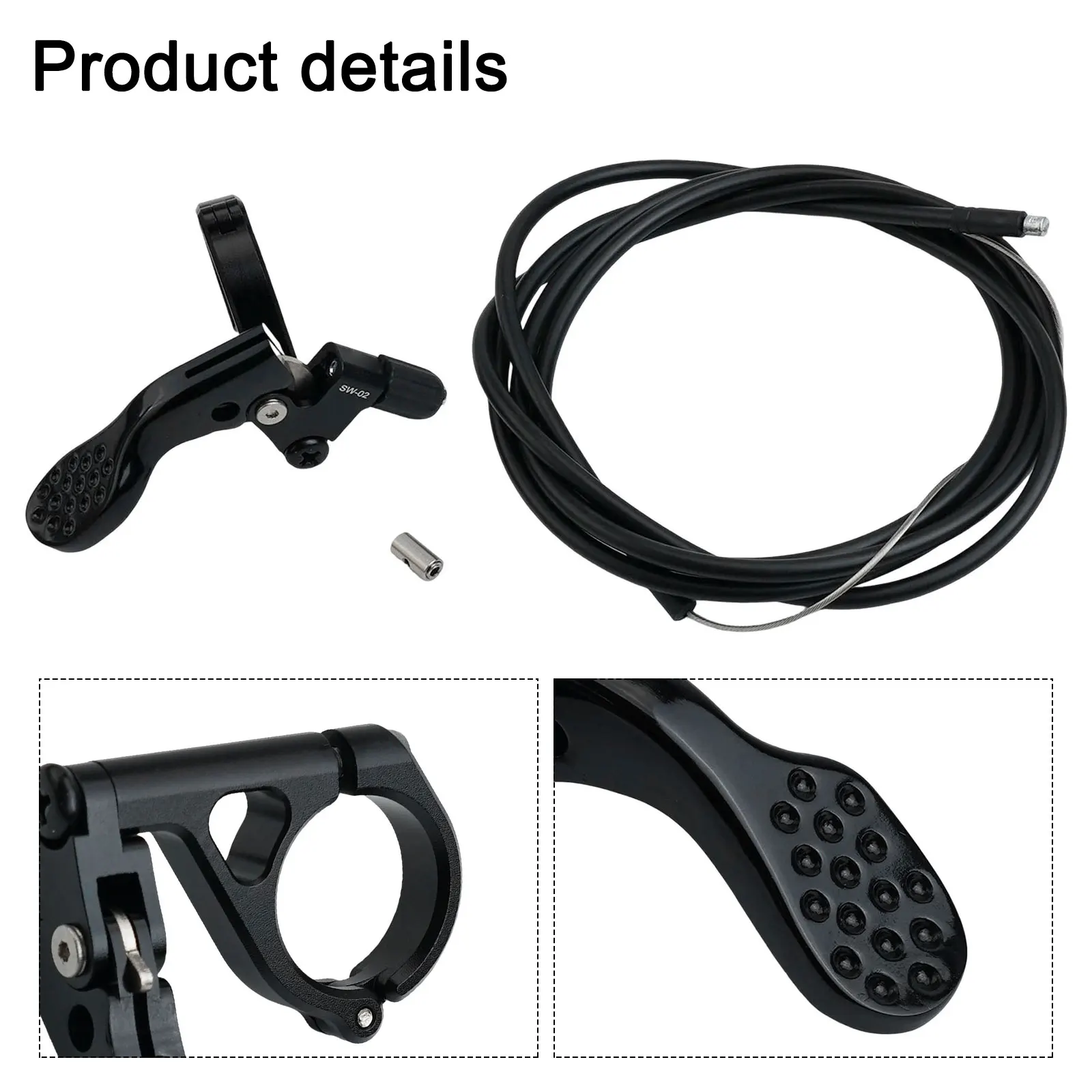 مفتاح رفع المقعد الذي يتم التحكم فيه بالأسلاك MTB مع كابل دراجة رفع مقعد أنبوب تحكم تلسكوبي مقعد آخر التبديل #3