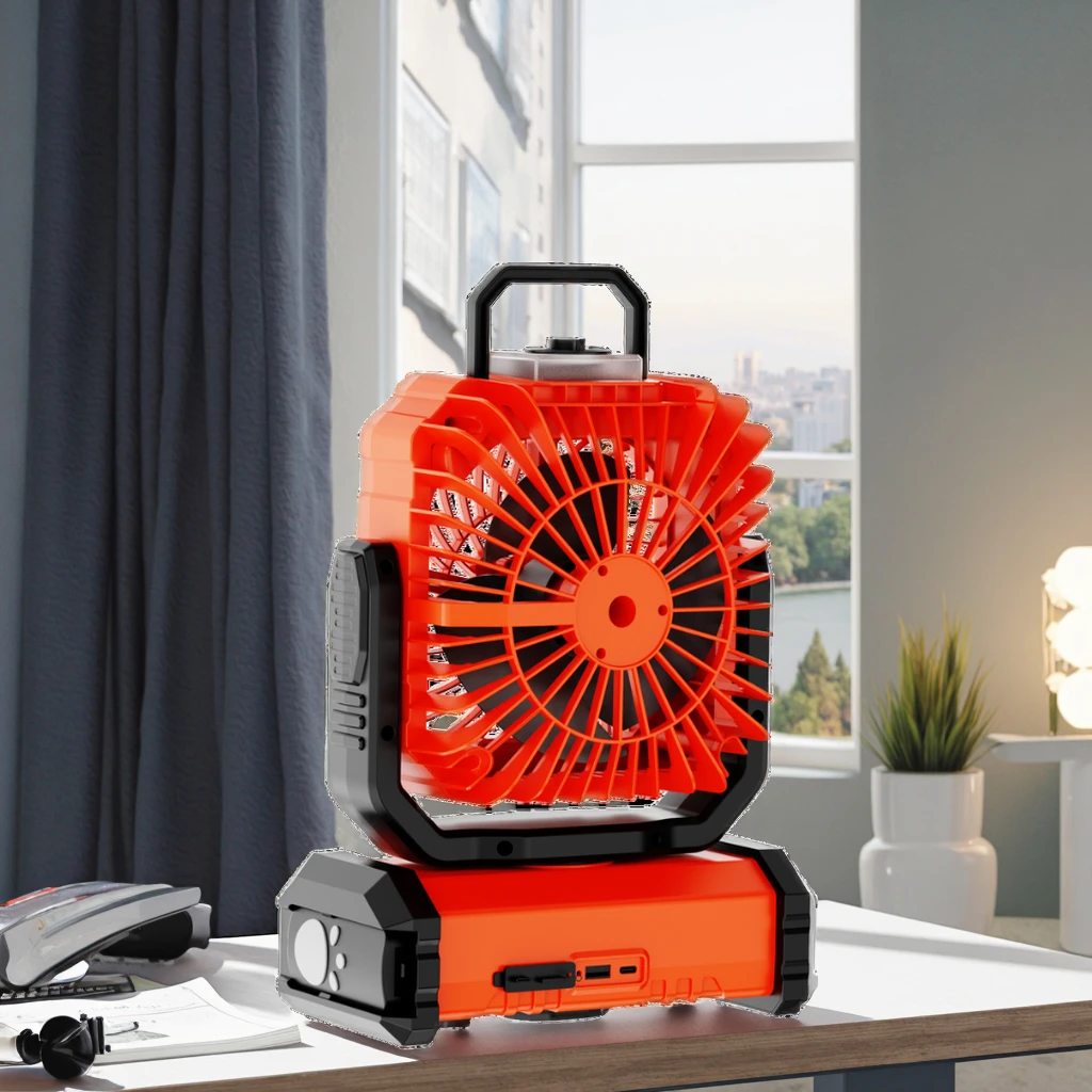 

Fast Cooling 20000mAh Portable Camping Fan with LED Light USB Water Mist Spray Fan Mini Ventilador Rechargeable Fan for Outdoor