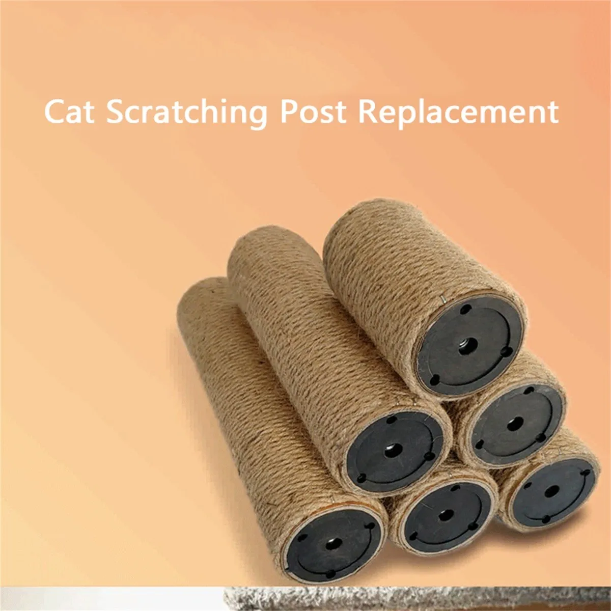 Cat Scratching Post Cat Tree Sisal Climbing Frame DIY Replacement Post Accessories Kitten-Toy Pet Furniture