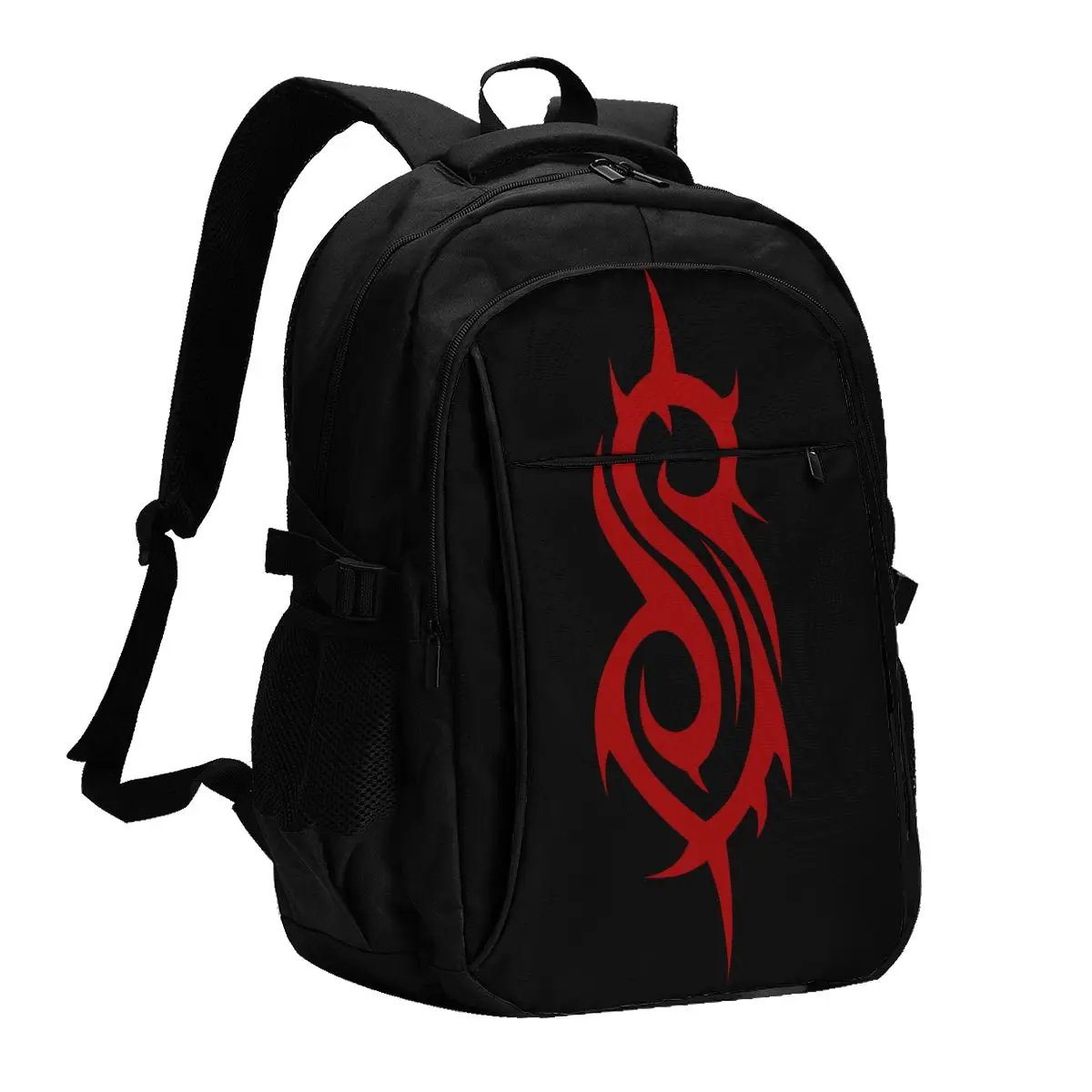 Heavy Metal Rock Slipknots Band Usb Backpacks Fashion Tote Travel Hiking Usb Port Notebook Bags