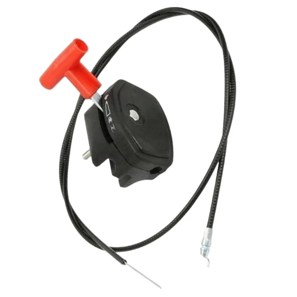 Mower Control Cable Choke Lever Assembly For Outdoor Lawn Maintenance 51.5 Inch Conduit Length For Garden Tractors