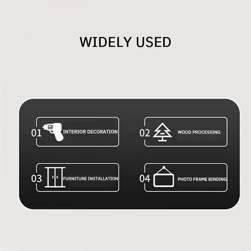 مسدس أظافر يدوي متين 4 في 1 عالمي - أداة أظافر مستقيمة T-U محمولة لتسمير الباب، قطعة واحدة مريحة محمولة باليد