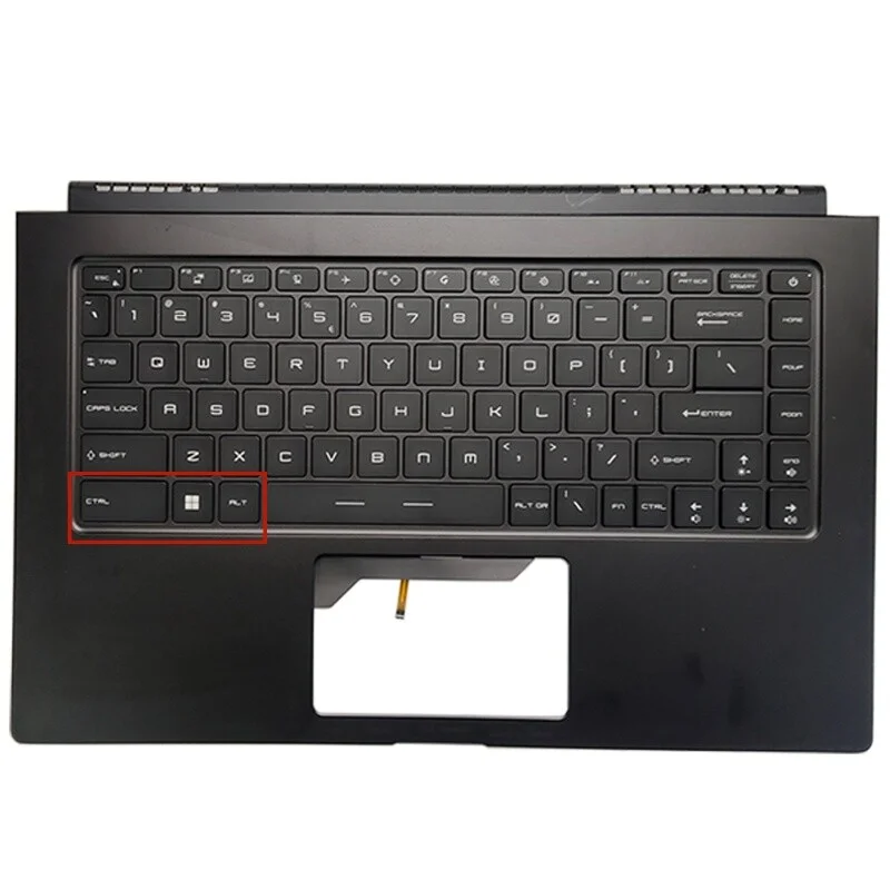 A+Backlit Keyboard New For MSI Modern 15 A11M A11MU MS-1551 Upper Case Palmrest