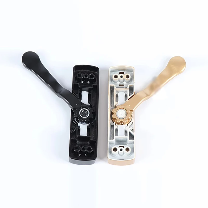 1PCS Broken Bridge Aluminum External Window Handle 180 ° Mutual Adjustment Screen Window Low Flat Transmission Handle Accessorie