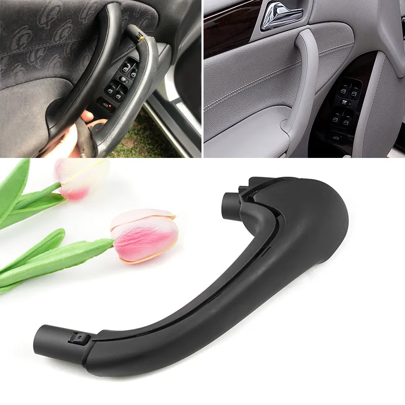 

Car Interior Left Right Front Door Pull Handle Cover Inner Handles For Mercedes Benz C Class W203 C230 C240 C320 2003-2007 Black