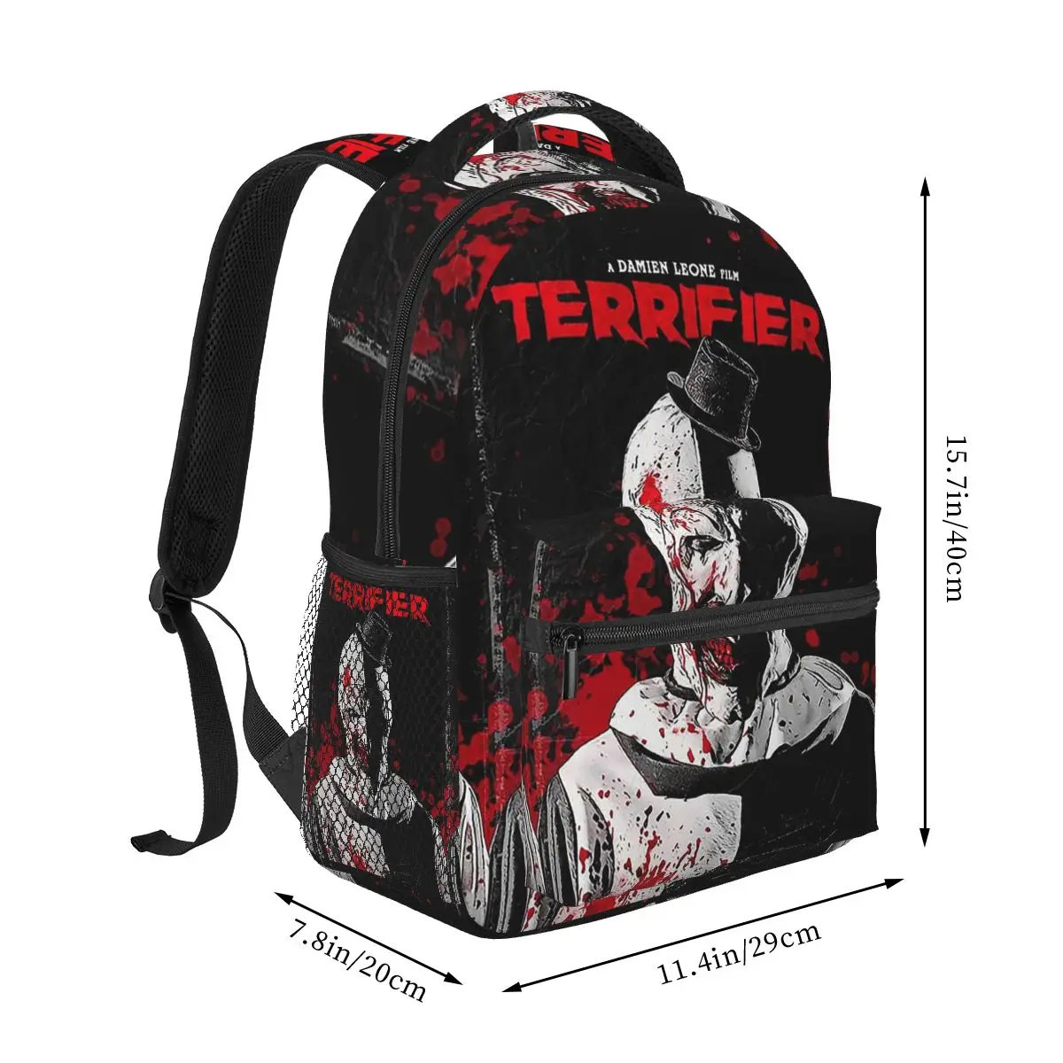 Terrifier 2 Horror Film 2022 Backpacks Boys Girls Bookbag Students School Bags Cartoon Rucksack Shoulder Bag Large Capacity