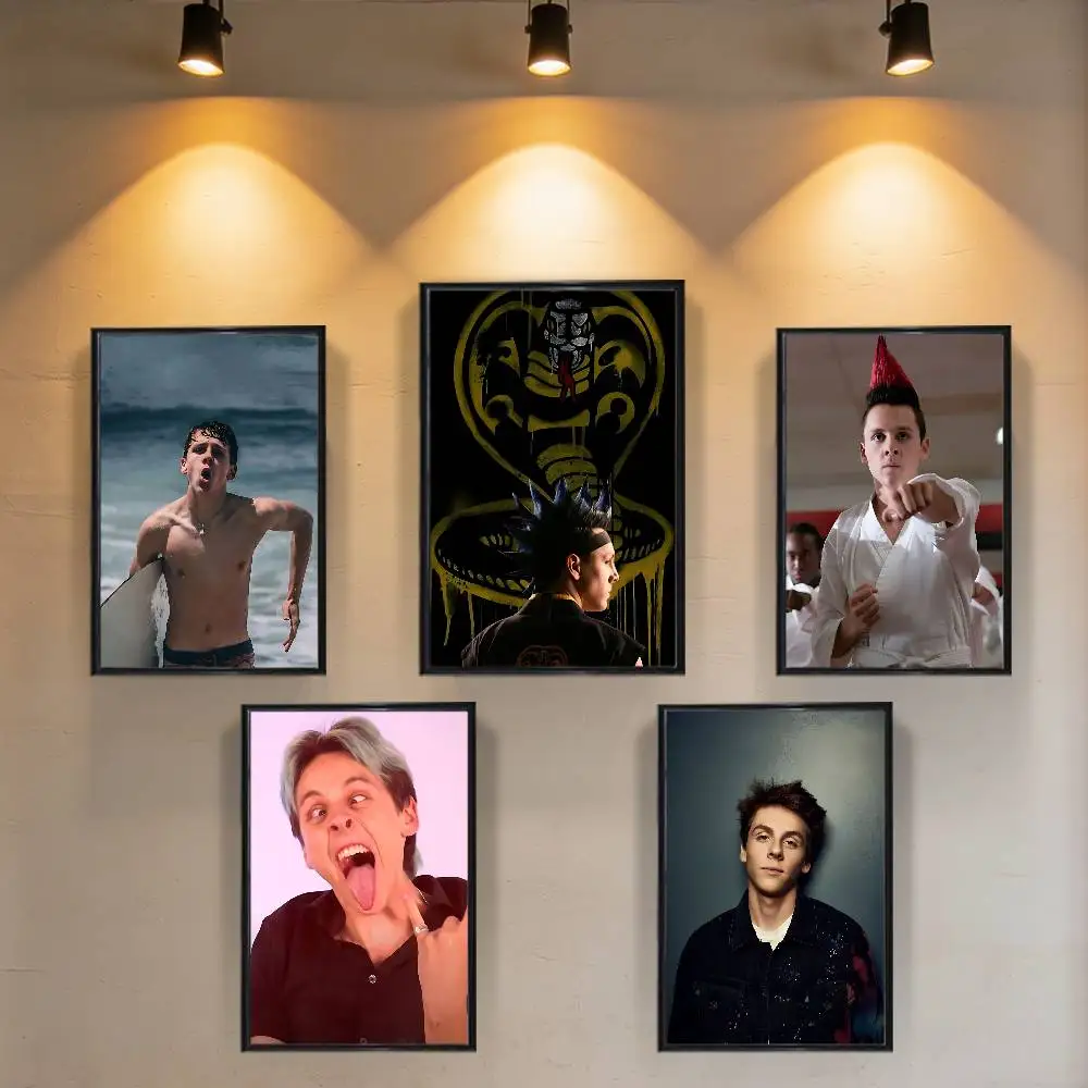 

Cobra Kai Jacob Bertrand Poster HD Art Sticky Wall Waterproof Home Living Room Bedroom Bar Aesthetic Decoration