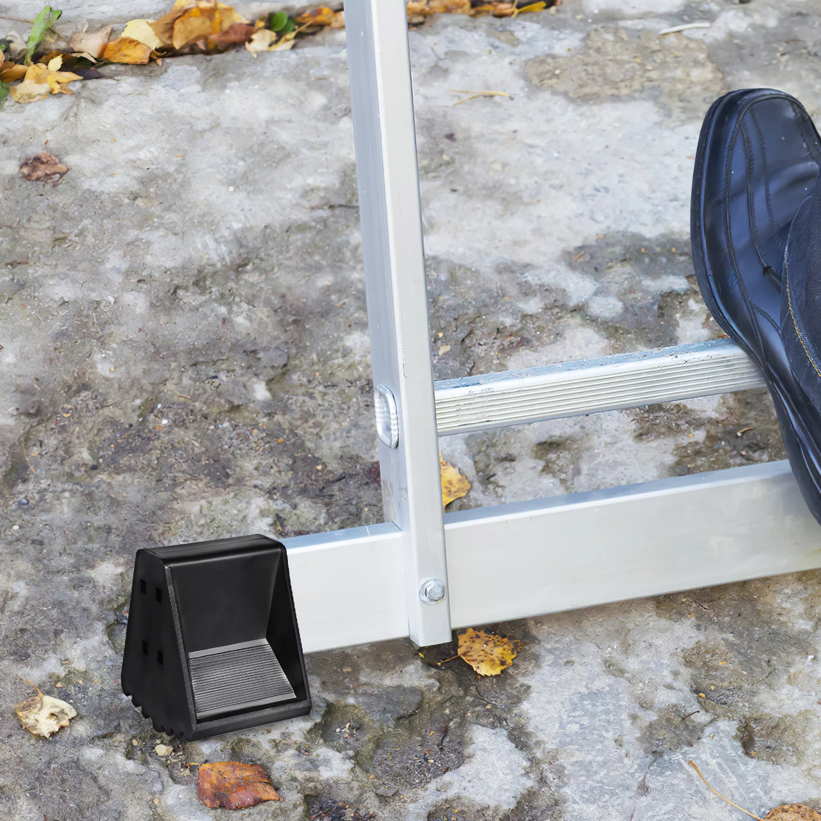 

4Pcs Ladder Foot Pads Nonslip Stabilizer Covers Anti Slip Mats Indoor Outdoor Use Floor Protector Ladder Foot Pads