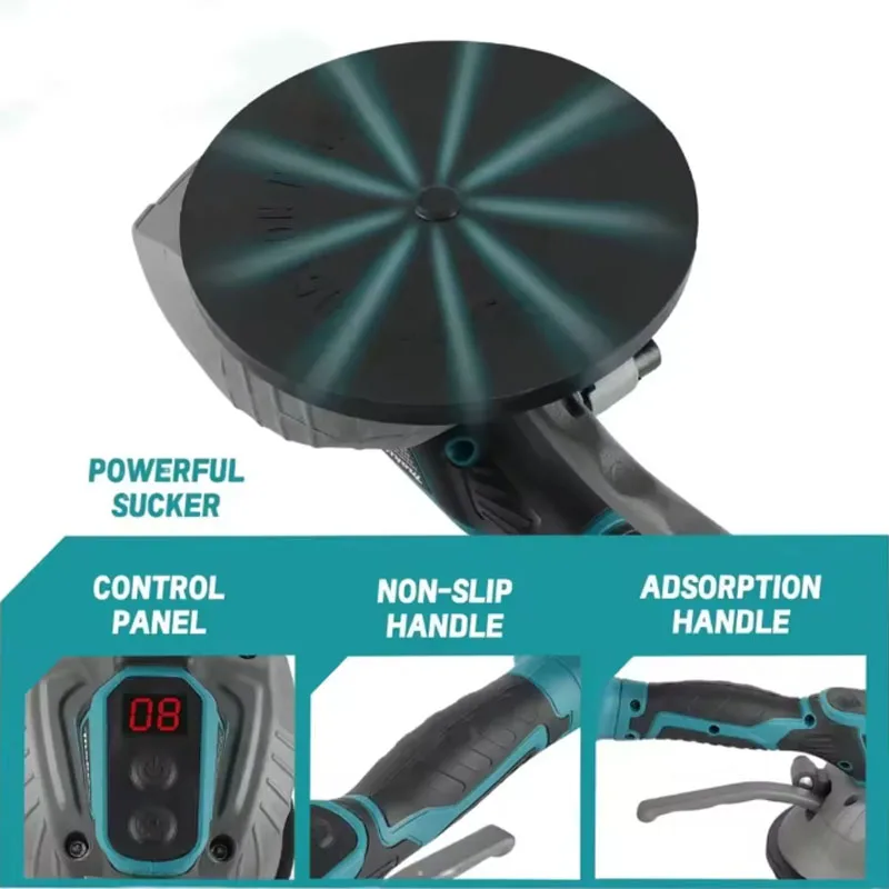 Makita M424 Tile Leveler 18V 10000RPM Vibration Reducer with 8 Gear Settings for Professional Tile Installations And DIY Home Re