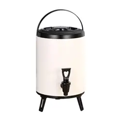 Cold and Hot Drink Dispenser Drinks Tea Barrel Insulated Beverage Dispenser for Buffets Tea Houses Wedding Cafes Kindergartens