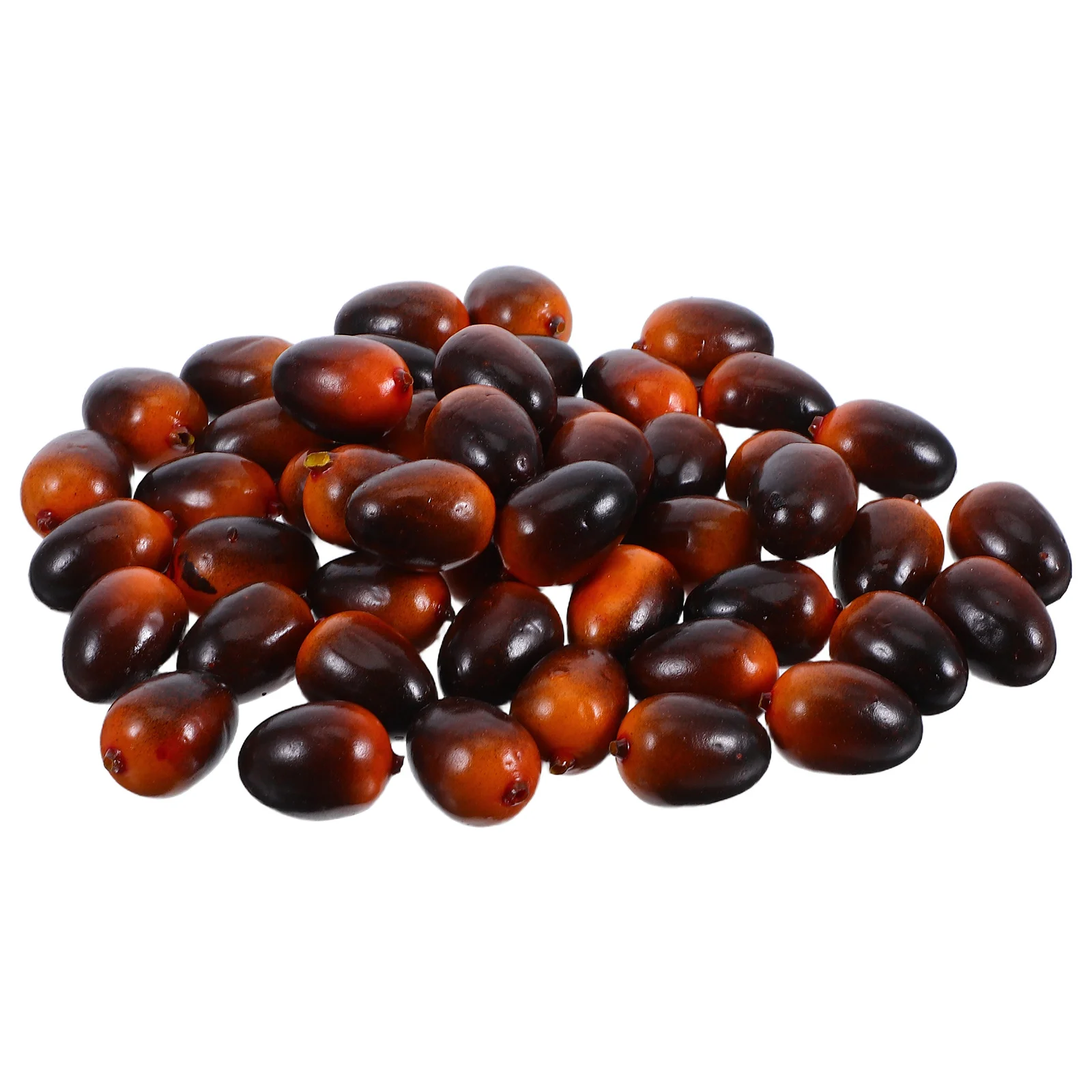 50Pcs Artificial Olive Decor Lifelike Fake Fruits Realistic Fall Harvest Farmhouse Table Centerpiece Vase Filler Thanksgiving