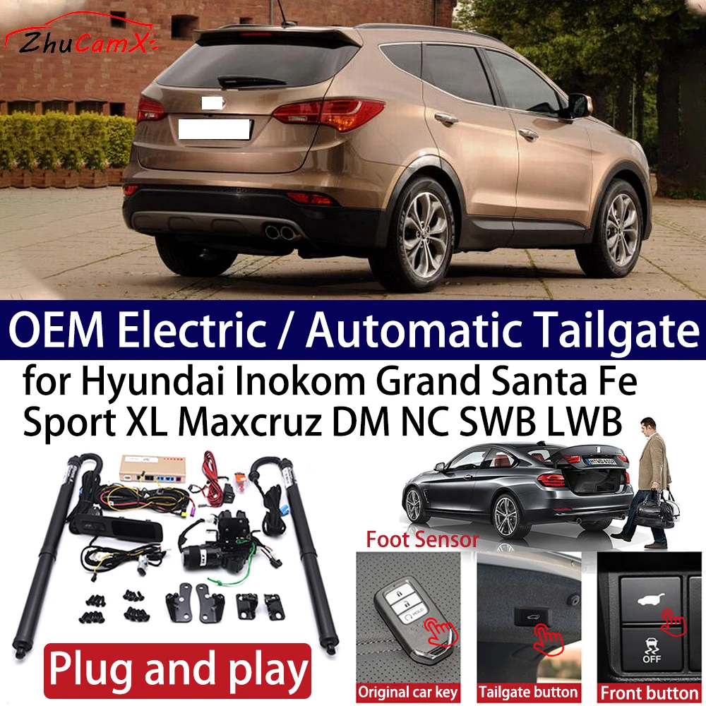 

for Hyundai Inokom Grand Santa Fe Sport XL Maxcruz DM NC SWB LWB Car Power Electric Automatic One-Click Smart Liftgate Tail Gate