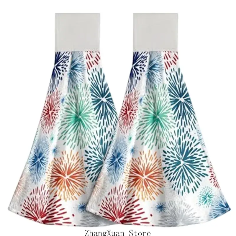Soft Fiber Hanging Towels With Quick Dry Feature Perfect For Bath And Kitchen 3XUF